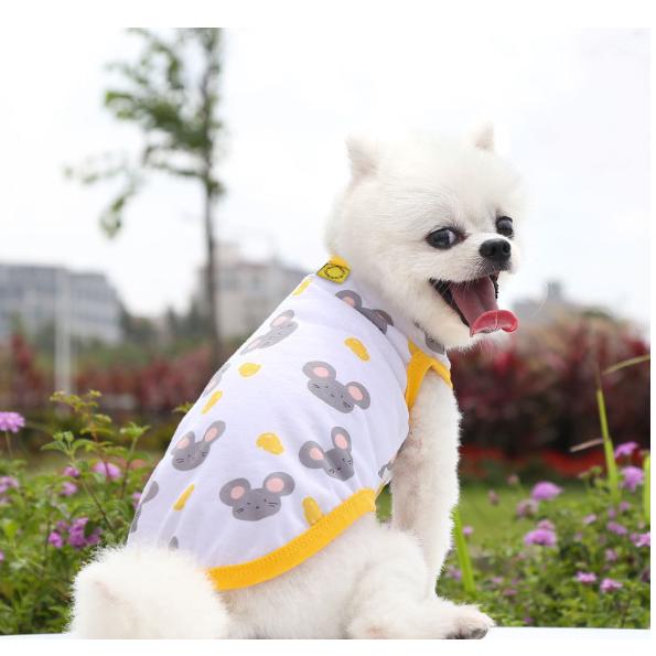 Áo vải cotton cho chó mèo 2 chân , mỏng nhẹ , mát , Đủ Size, Quần áo Thú Cưng