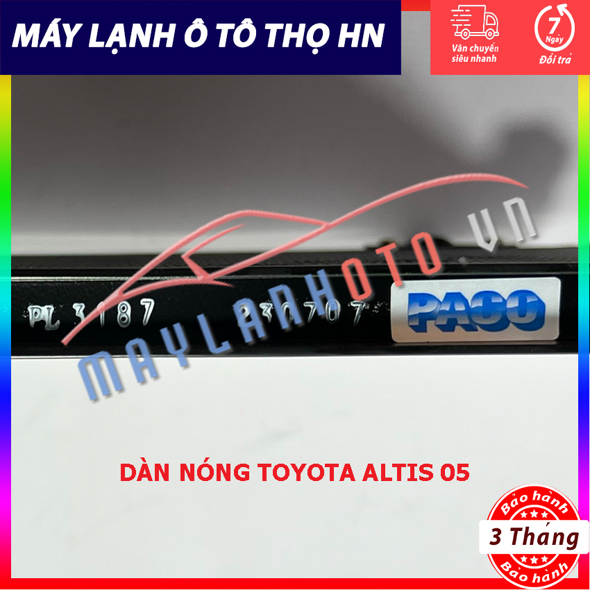 Dàn nóng Toyota Altis 2005 Hàng xịn Thái Lan