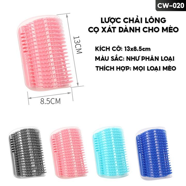 Lược Chà Sát Cọ Lông Cho Mèo Cưng Gắn Góc Bàn Ghế Hoặc Góc Tường CW-020