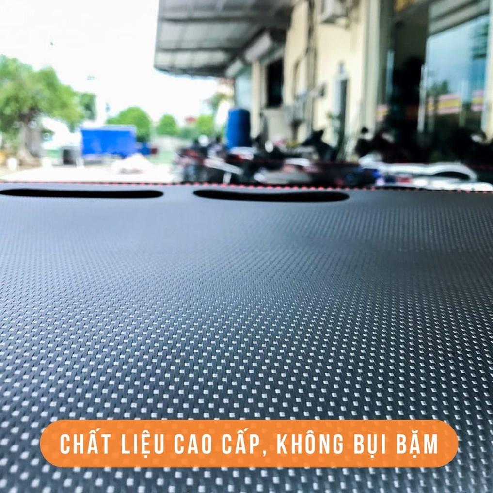 Thảm Taplo Da Vân Carbon Xe Vios Đời 2014-2022 Cao Cấp