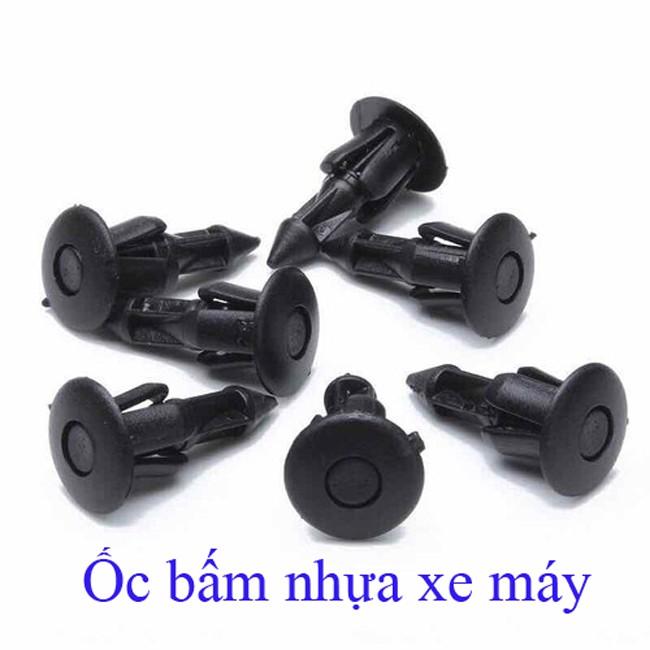 Chốt ốc nhựa xe máy - bộ 10 cái