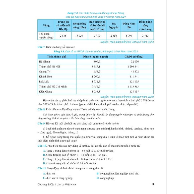 Sách - Các Dạng Câu Hỏi Và Bài Tập Phát Triển Năng Lực Địa Lí 9 - ndbooks