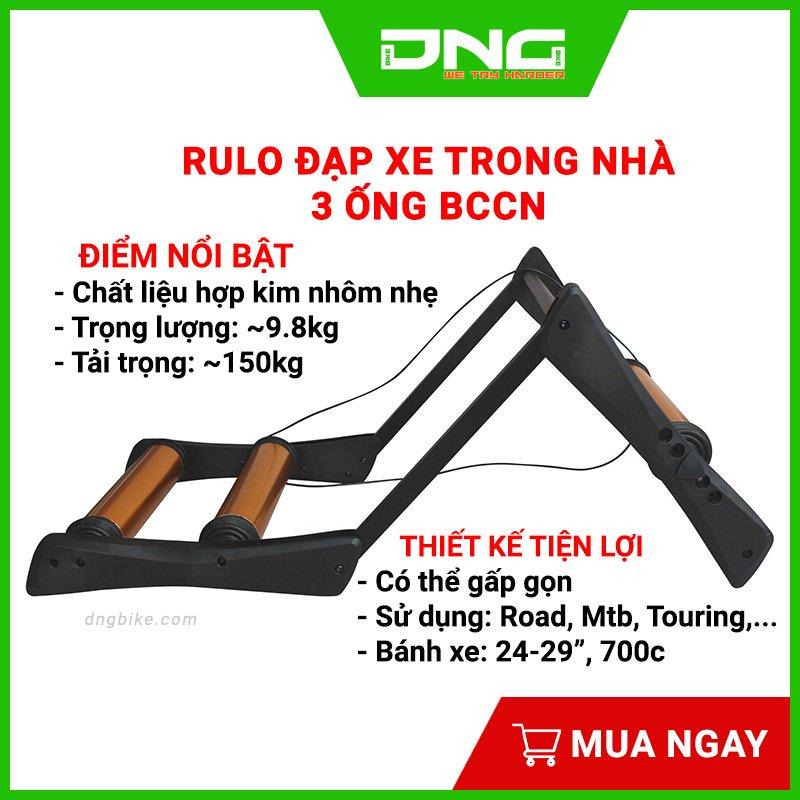 RULO đạp xe trong nhà 3 ống BCCN, thiết bị tập luyện tại nhà