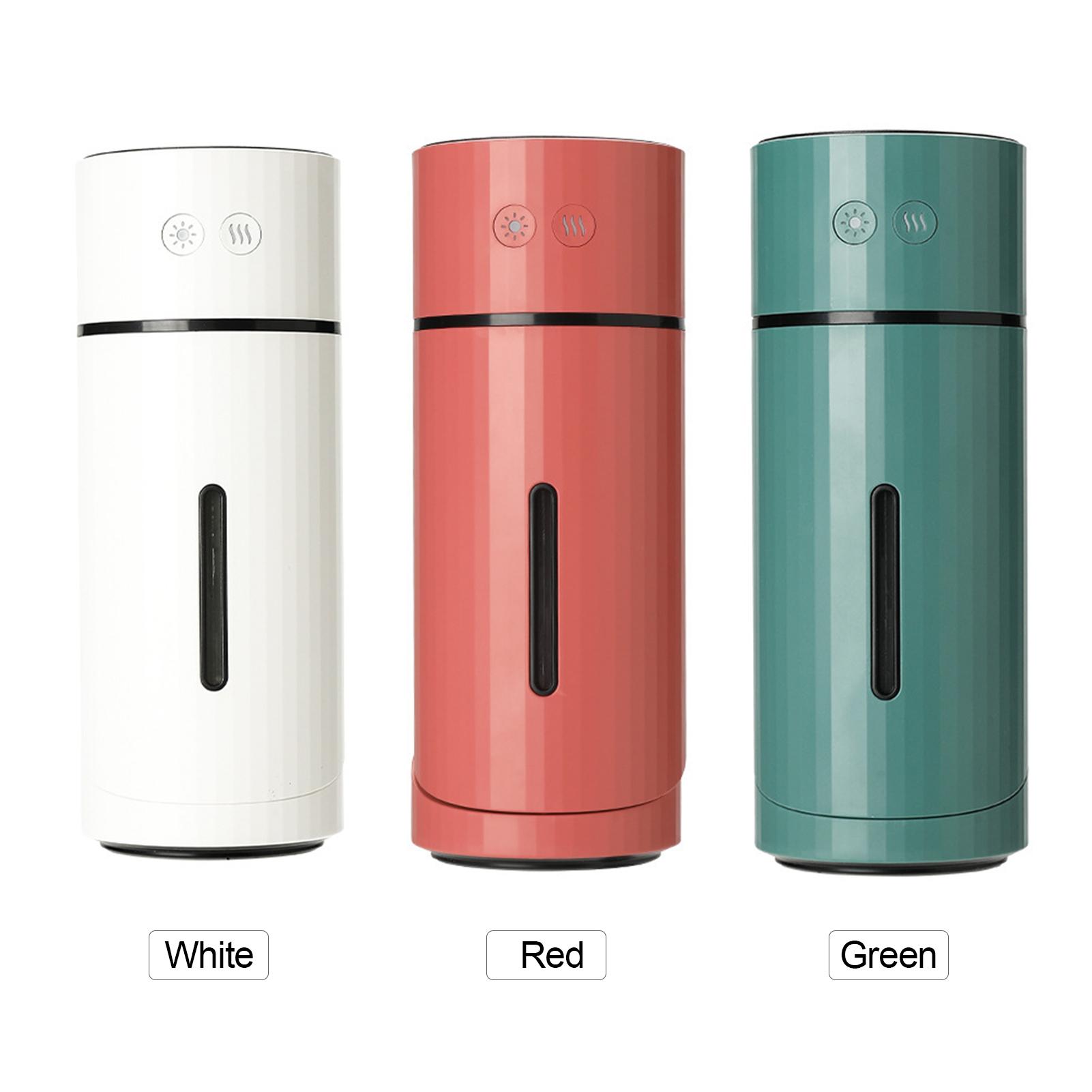 Máy phun sương tạo ẩm 260ml có đèn LED nhiều màu sắc, hoạt động êm ái