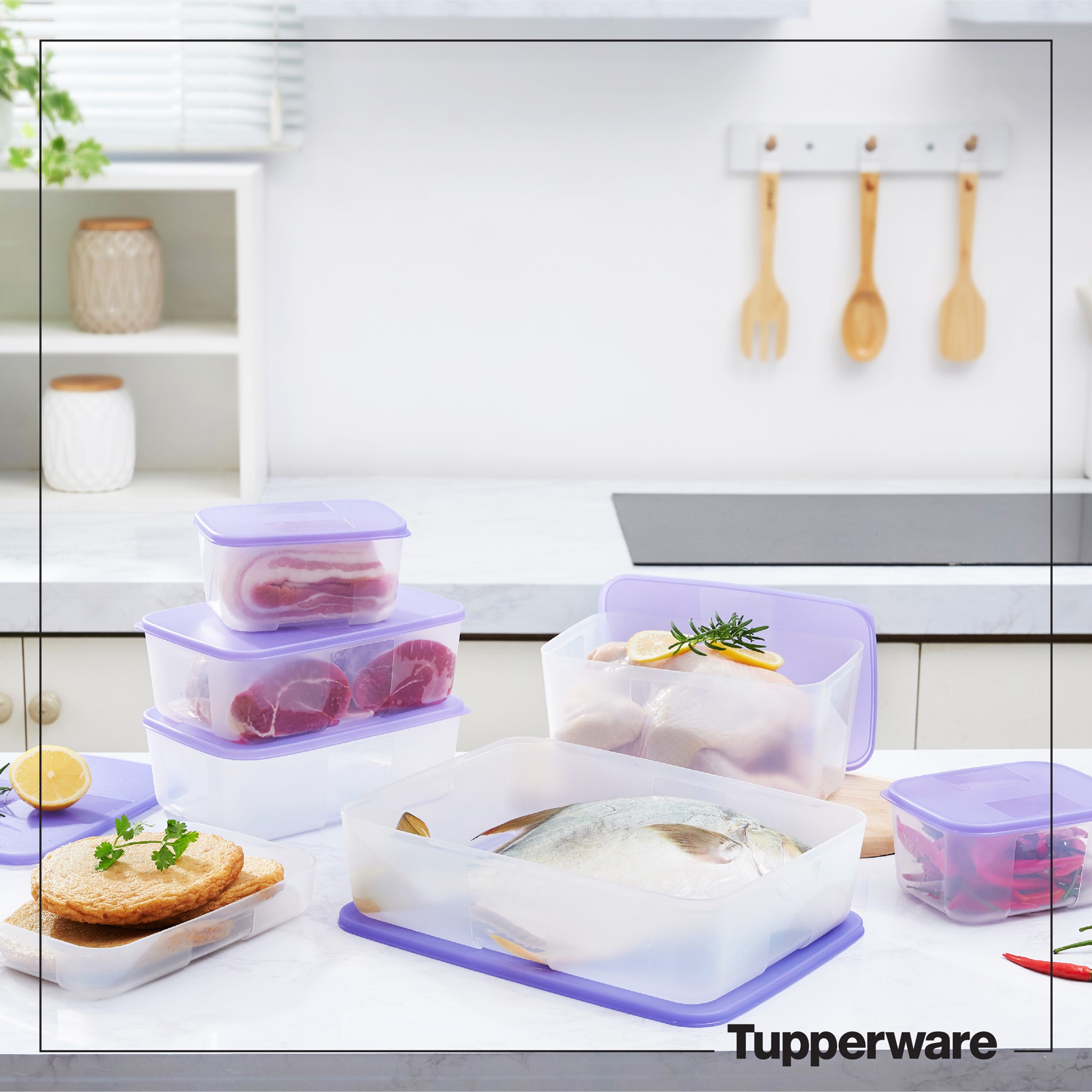Bộ Trữ Đông Tupperware Freezermate Essential Set 7