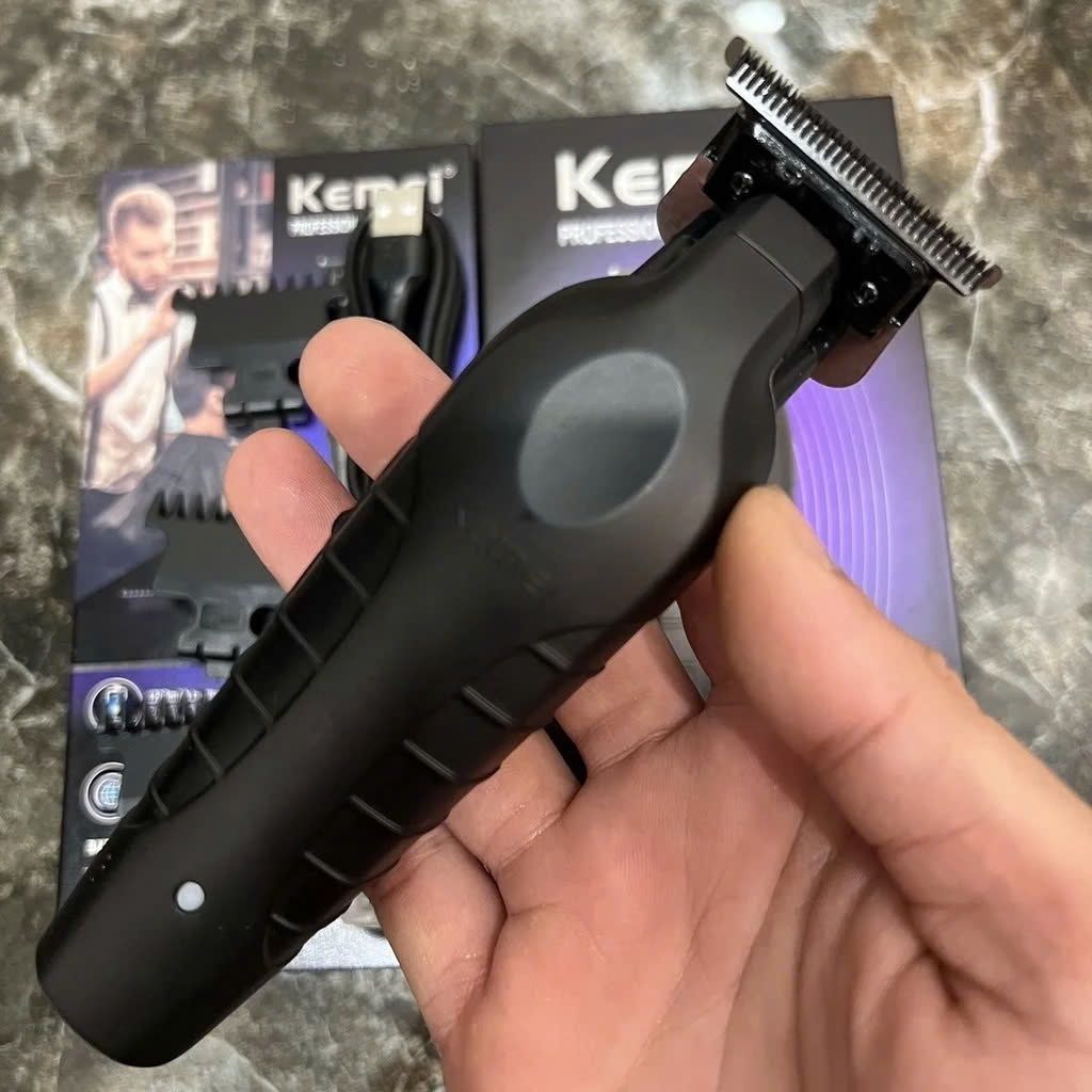 Tông Đơ Chấn Viền, Tông Đơ Khắc KEMEI 2299 Siêu Nét Gọn Đẹp Bền Chuyên Nghiệp Cho Salon, Barber Tóc