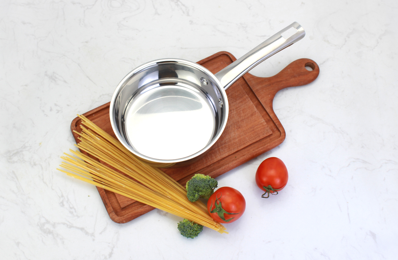 Chảo Inox 304 thân đáy đúc liền khối 3 lớp Kalpen Kazler 20cm đáy từ chuẩn Đức