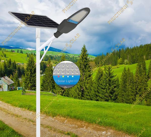 Đèn Đường Năng Lượng Mặt Trời 200W Jindian JD-L200NEW Hàng Chính Hãng | Phúc Thịnh Solar