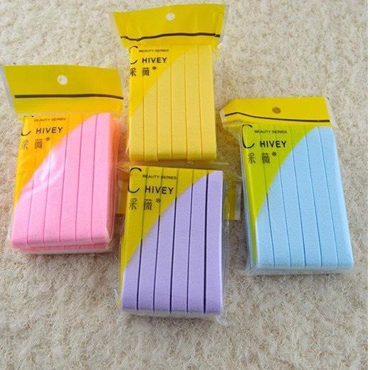 Bọt biển - Bông nở rửa mặt Chivey 12 miếng / Miếng mút rửa mặt bọt biển dạng nén