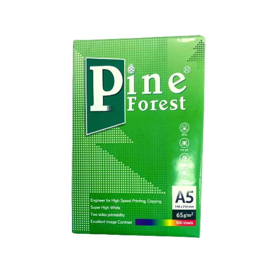 Giấy photo Pine Forest A4 ĐL 65g/m2 ( 500 tờ/1 ram )