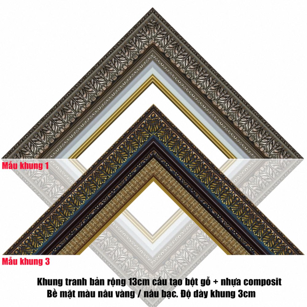 Tranh treo tường Châu âu trang trí phòng khách, phòng ngủ. Bức tranh "The Christ child and boy John - Chúa hài đồng và cậu bé John". MS: 1343