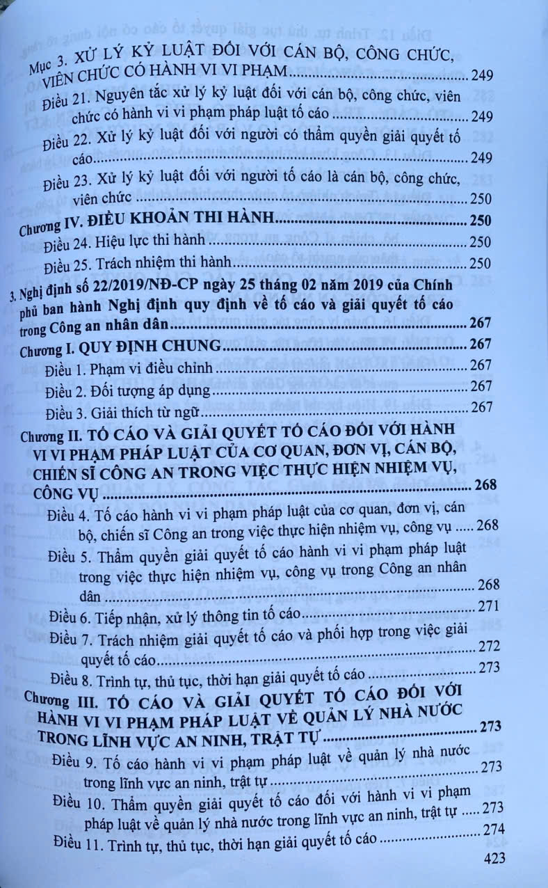 Luật Tiếp Công Dân; Luật Khiếu Nại; Luật Tố Cáo Và Luật Thanh Tra, Hệ Thống Các Văn Bản Quy Định Chi Tiết Thi Hành