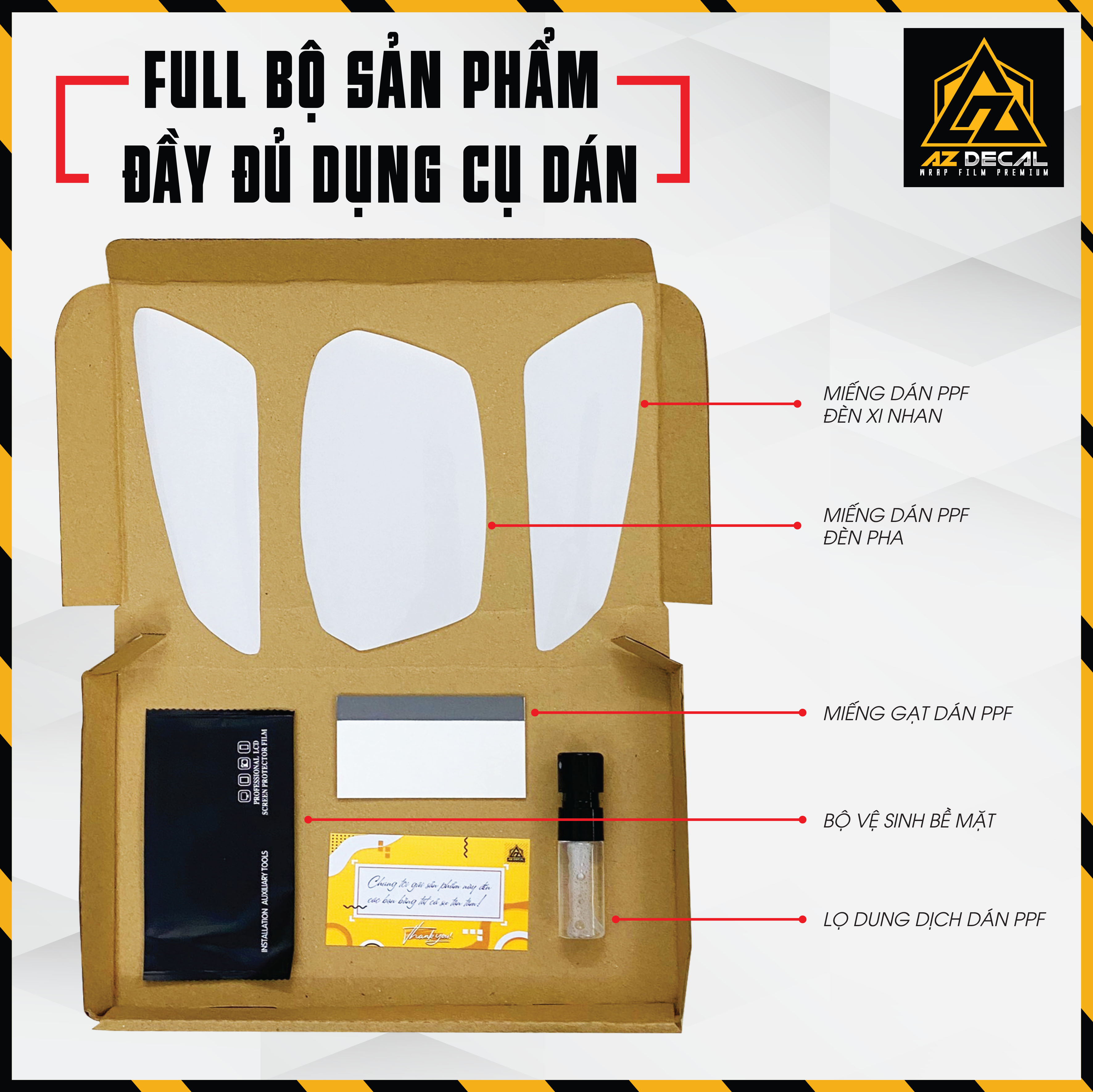 Miếng Dán PPF Chóa Đèn Exciter 150 | Decal Trong Suốt Dán Đèn Pha, Đèn Demi, Đèn Xi Nhan Xe Ex 150 Chống Xước, Chống Dán