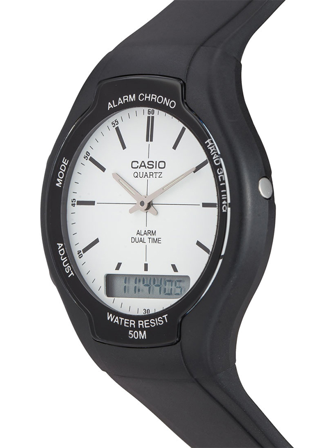 Đồng Hồ Unisex Dây Nhựa Casio AW-90H-7EVDF (39mm)