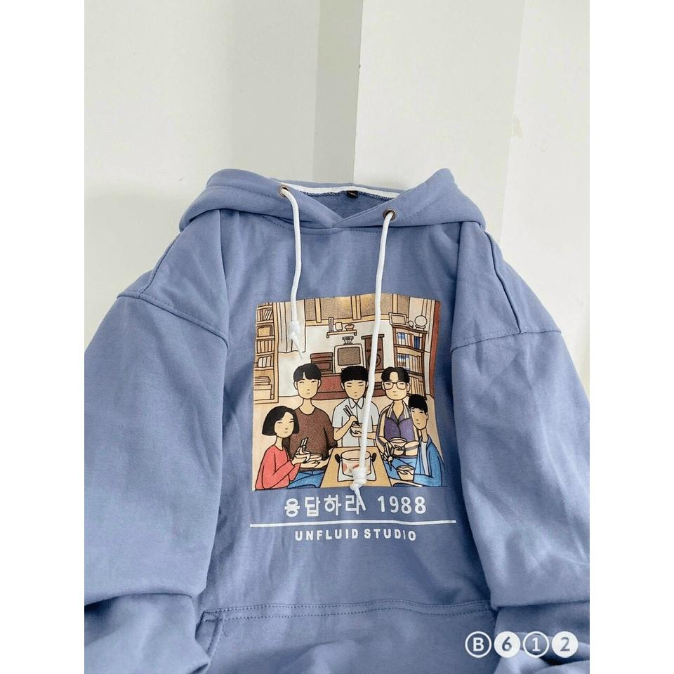 Áo hoodies sweater form to y hình