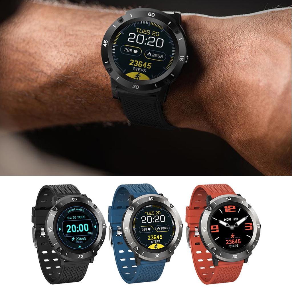 Smart Watch Fitness Tracker Fit Bluetooth Step Caolorie Sport Touch Screen Blue
