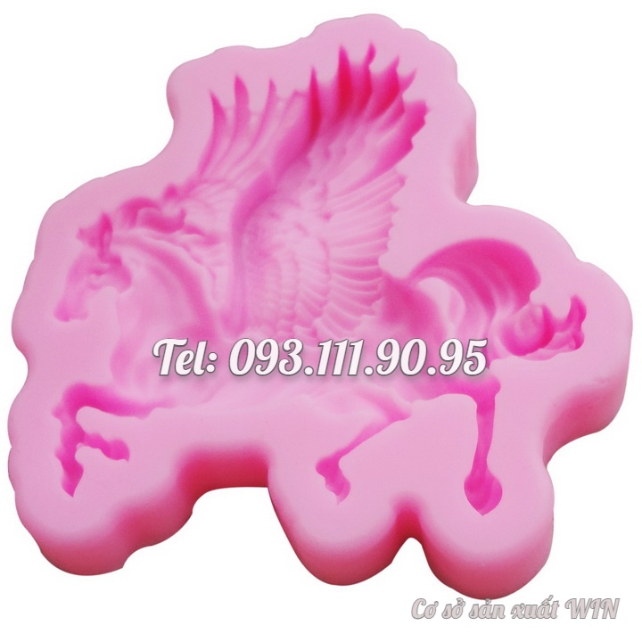 Khuôn rau câu silicon ngựa bay – Mã số 1691
