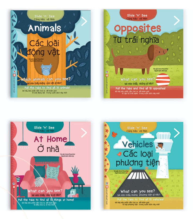 Tương tác Song Ngữ Việt Anh Slide And See Animals: Các Loài Động Vật - Bản Quyền