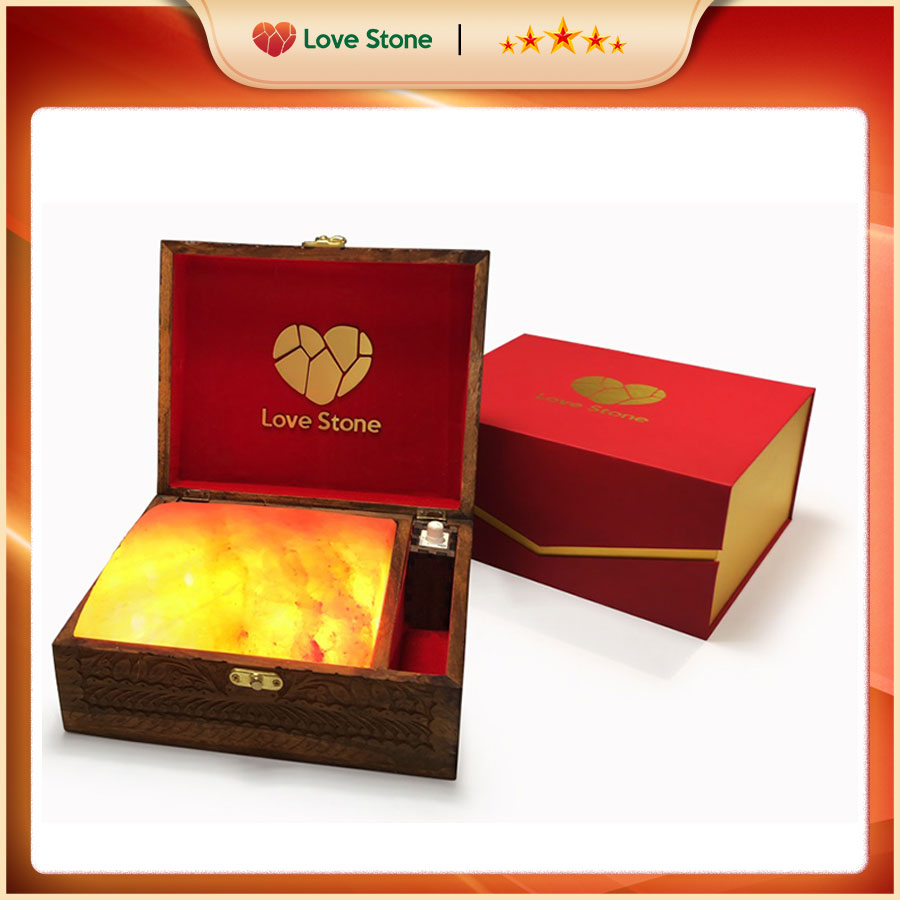 Hộp Đá Muối Massage Chân Love Stone Phiên Bản Classic