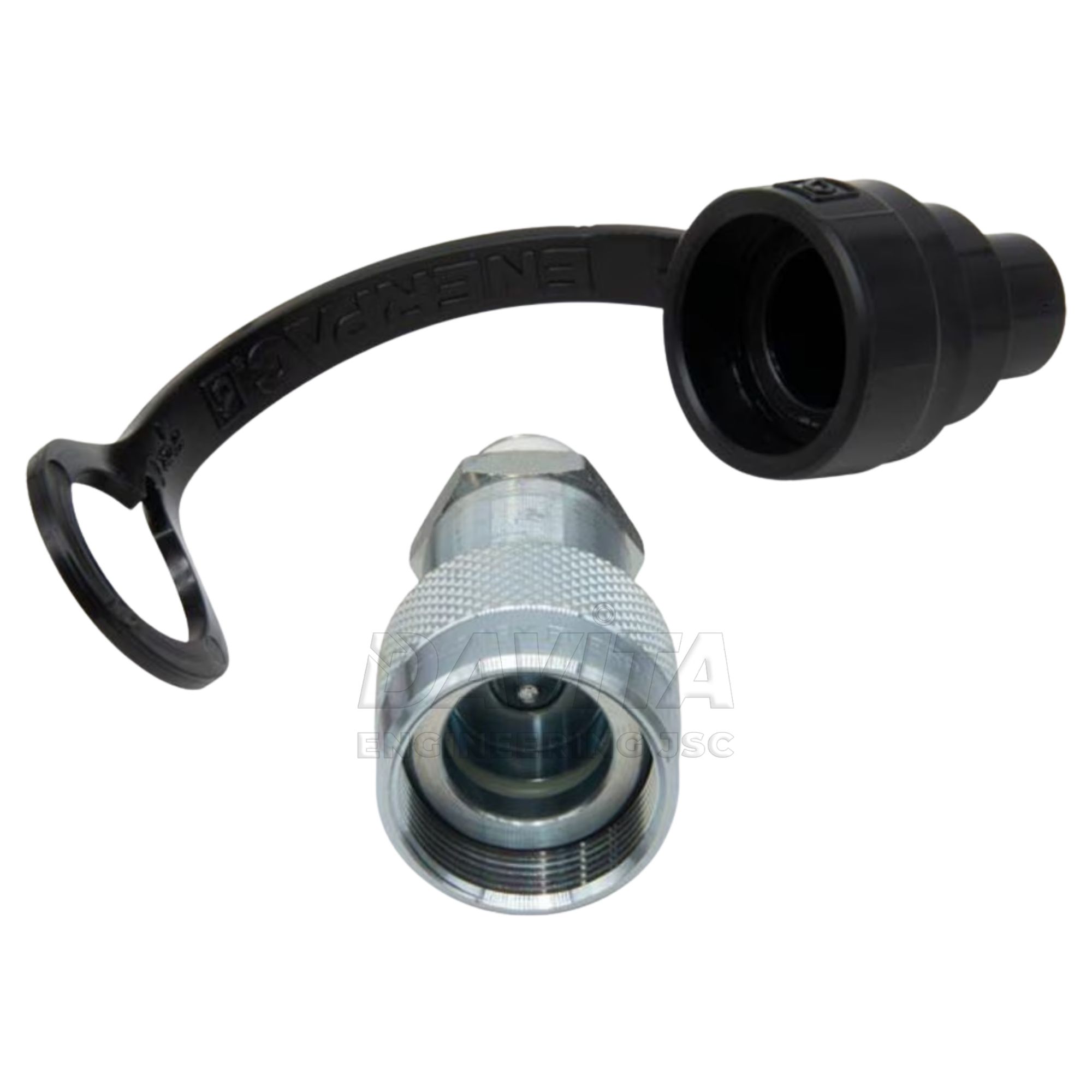 CR400 Nửa khớp nối nhanh Enerpac đường dầu thủy lực áp tối đa 700bar, 1 đầu Cái (Female half) để nối với CH604, 1 đầu ren trong 3/8" NPTF Female