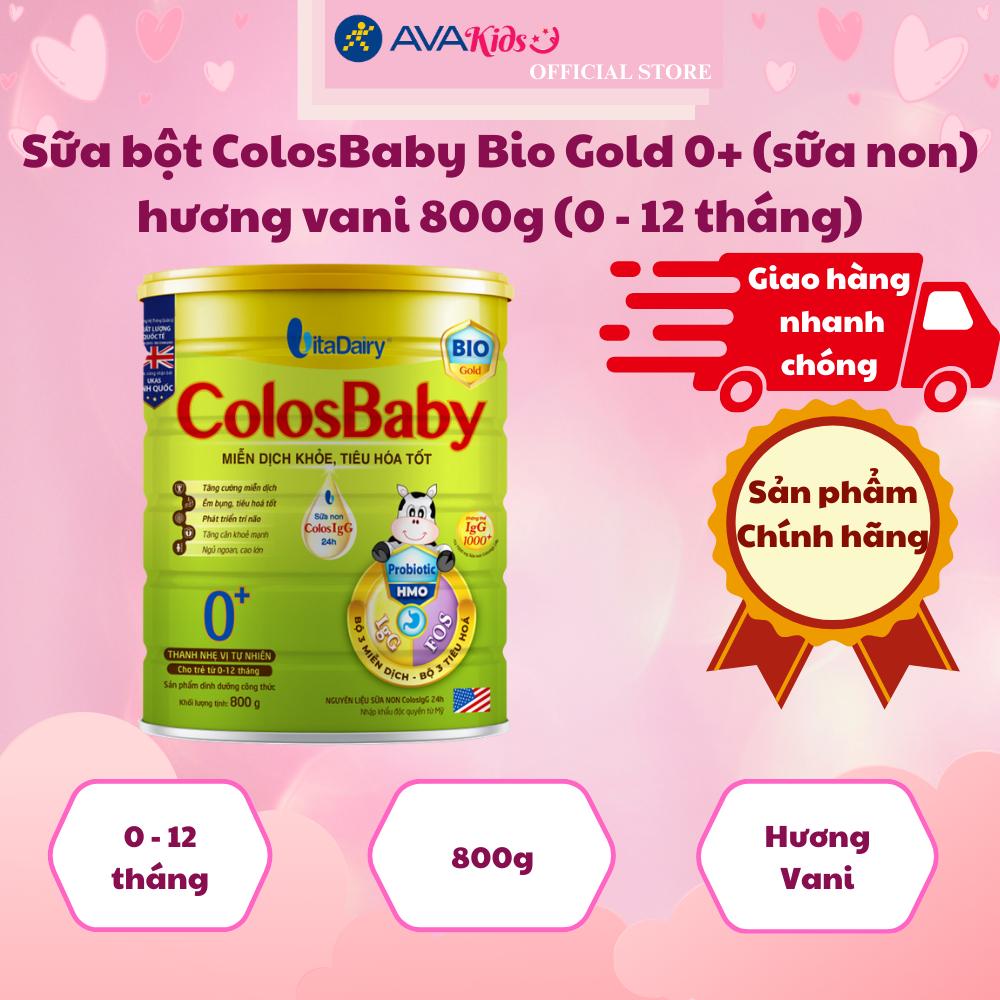 Sữa Bột ColoSữa bộtaby Bio Gold 0+ 800g - Lon - Hàng chính hãng