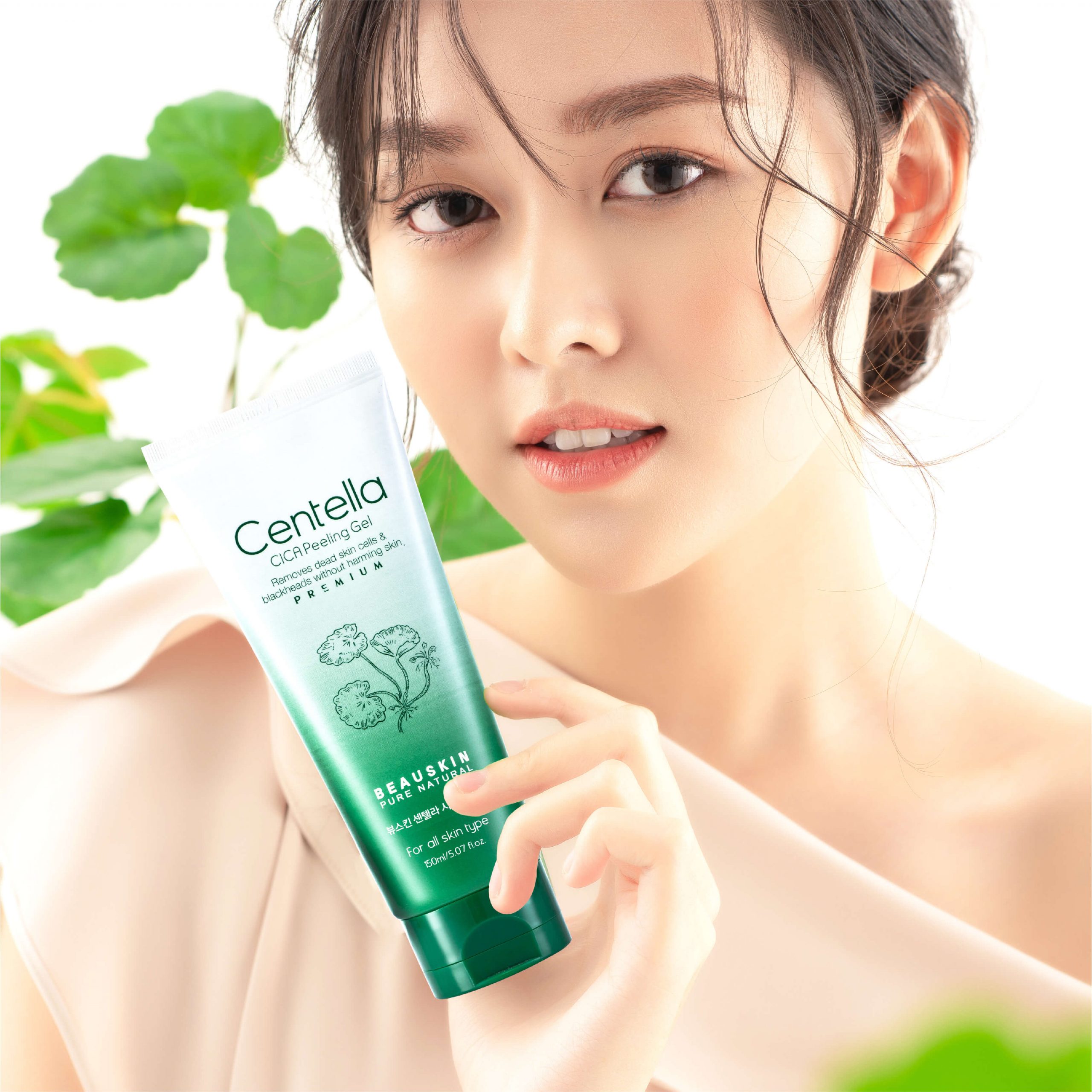 Tẩy da chết tái tạo và phục hồi da, dành cho da dầu mụn Beauskin Centella Cica 150ml