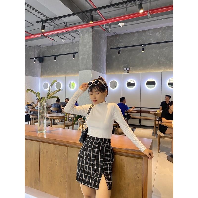 Chân váy xẻ lai