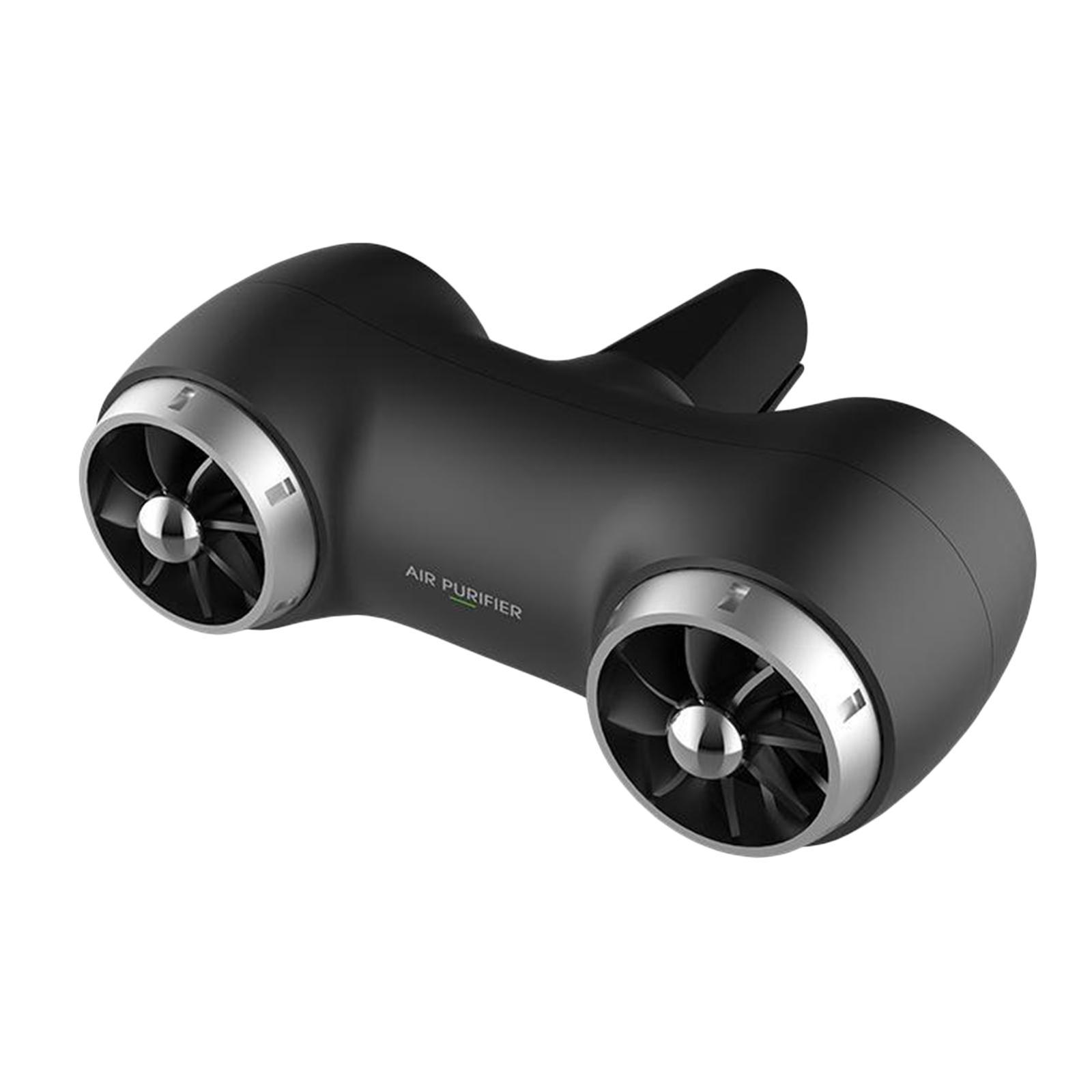 Premium Car Air Purifier Smoke Pet Smell Odor Negative Ion  White