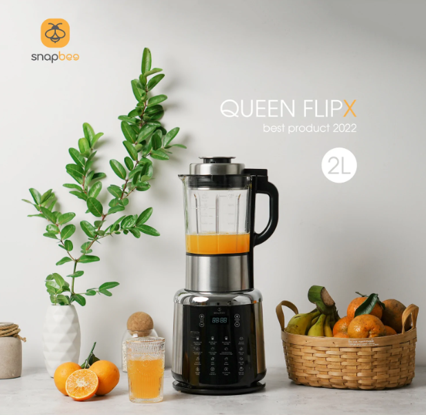 Máy Làm Sữa Hạt SNAPEE QUEEN FLIPX Thương Hiệu Mỹ Cao Cấp, 15 Chức Năng, Vệ Sinh Tự Động, Công Suất 1000W - Hàng Chính Hãng