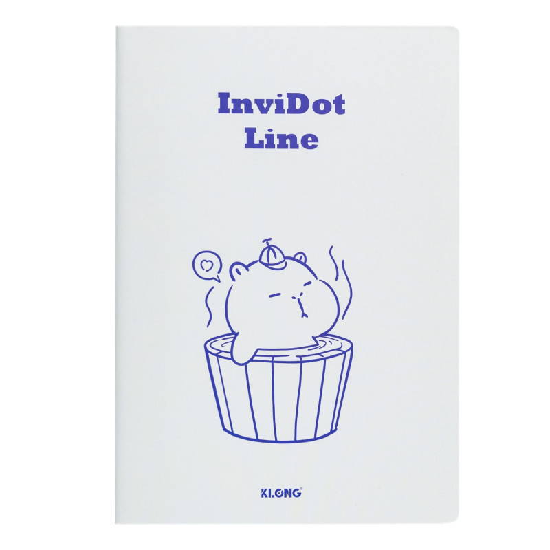 Vở kẻ ngang ghim InviDot Line Capybara B5 200 trang 70/76; MS: 858