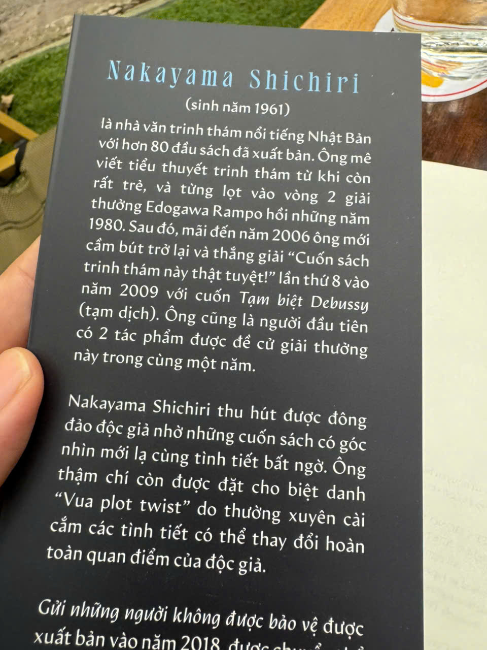 GỬI NHỮNG NGƯỜI KHÔNG ĐƯỢC BẢO VỆ – Nakayama Shichiri – Chi Chi dịch – Nhã Nam - NXB Hội Nhà Văn