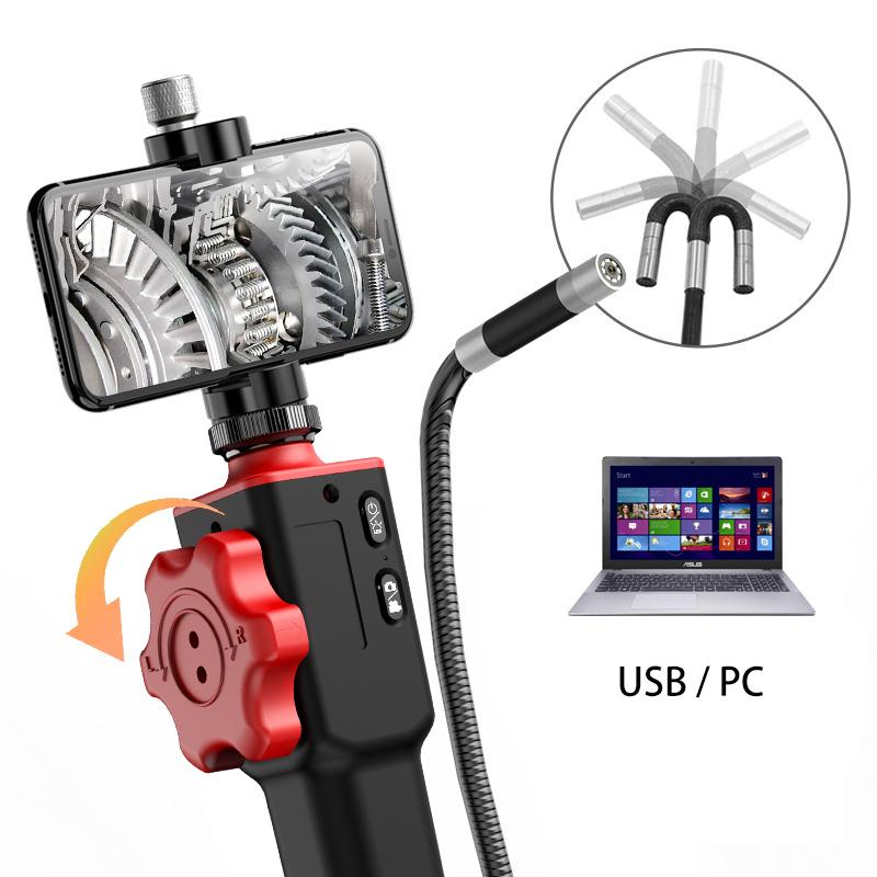Nội soi khớp nối hai chiều 180 độ nội soi công nghiệp với đầu dò đường kính 6,2mm/8,5mm cho iPhone Android