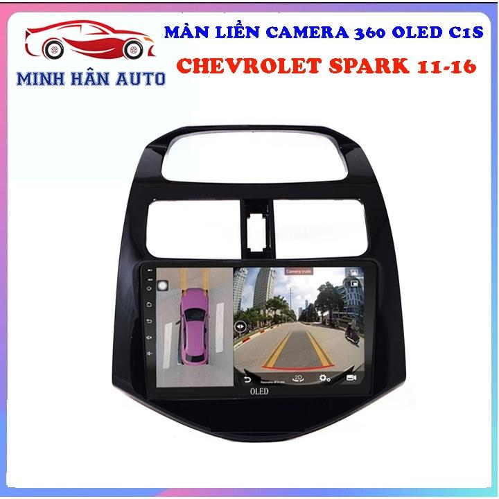 Bộ màn hình OLED C1S liền camera 360 cho xe CHEVROLET SPARK 2011-2016 - đầu dvd ô tô, đồ chơi xe hơi giá rẻ