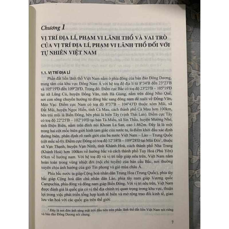 Sách - Giáo trình địa lí tự nhiên Việt Nam