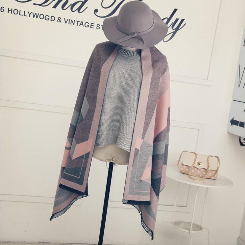 (New) Khăn Quàng Cổ Nữ Chất Len Cashmere Lì Siêu Mềm Mịn K09