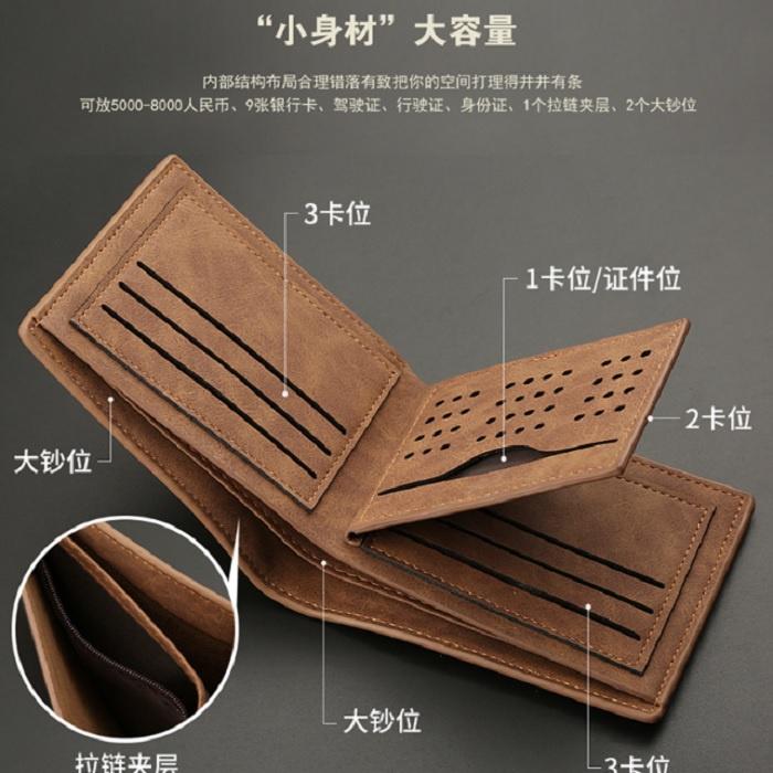 Ví Da Nam Cao Cấp , Bóp tiền nam màu