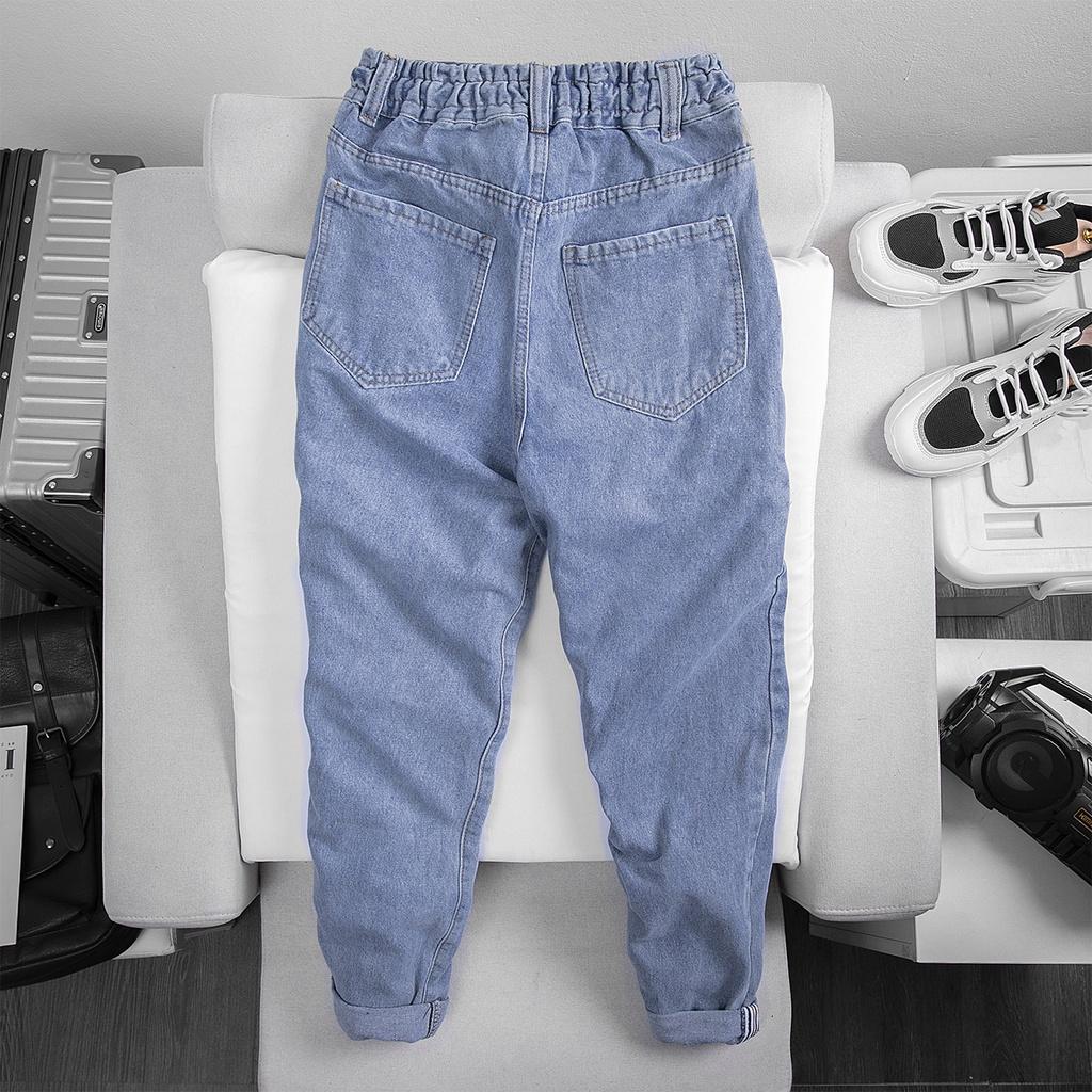Quần Baggy Nam Nữ Unisex AROTI Chất Vải Jean Dày Dặn Đẹp Cao Cấp Dáng Suông Rộng Thể Thao Trẻ Trung J603-Đ