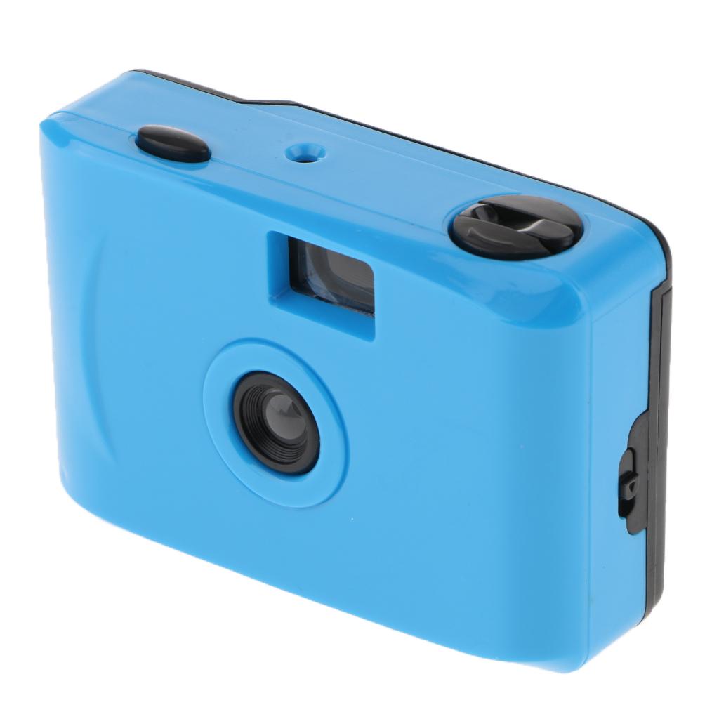 Underwater Waterproof Lomo Camera Mini Cute 35mm Film With Housing Case Blue