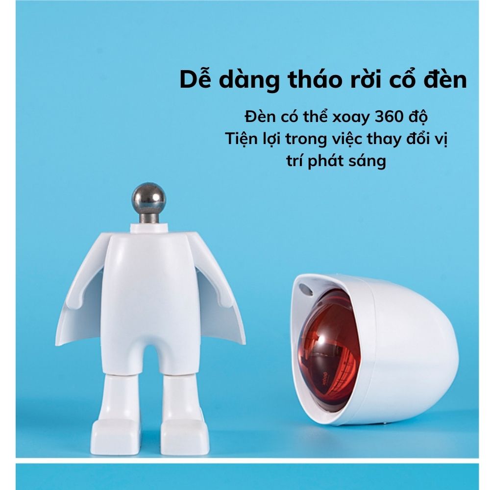 Đèn Hoàng Hôn, Đèn chiếu cầu vòng phi hành gia robot Màu Siêu Đẹp Dùng Quay Video livetream , Titok, chụp hình sống ảo