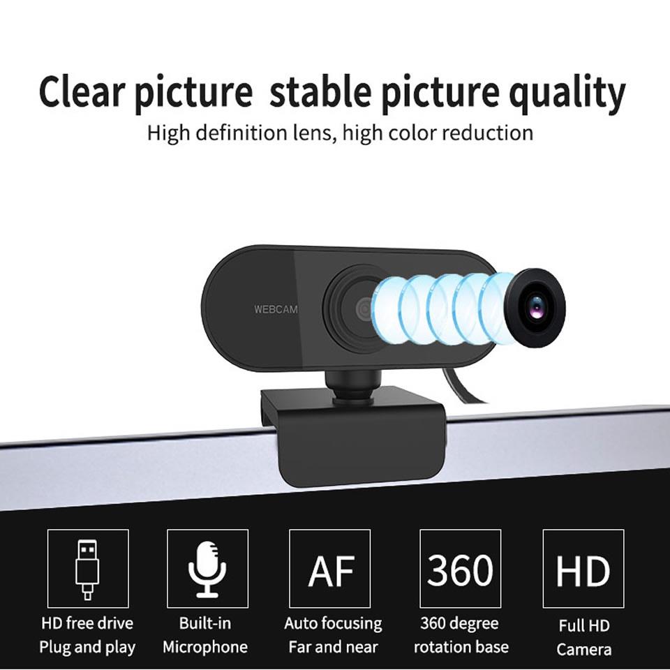 Webcam NetCAM USB K60 độ phân giải 1080P - Hàng chính hãng