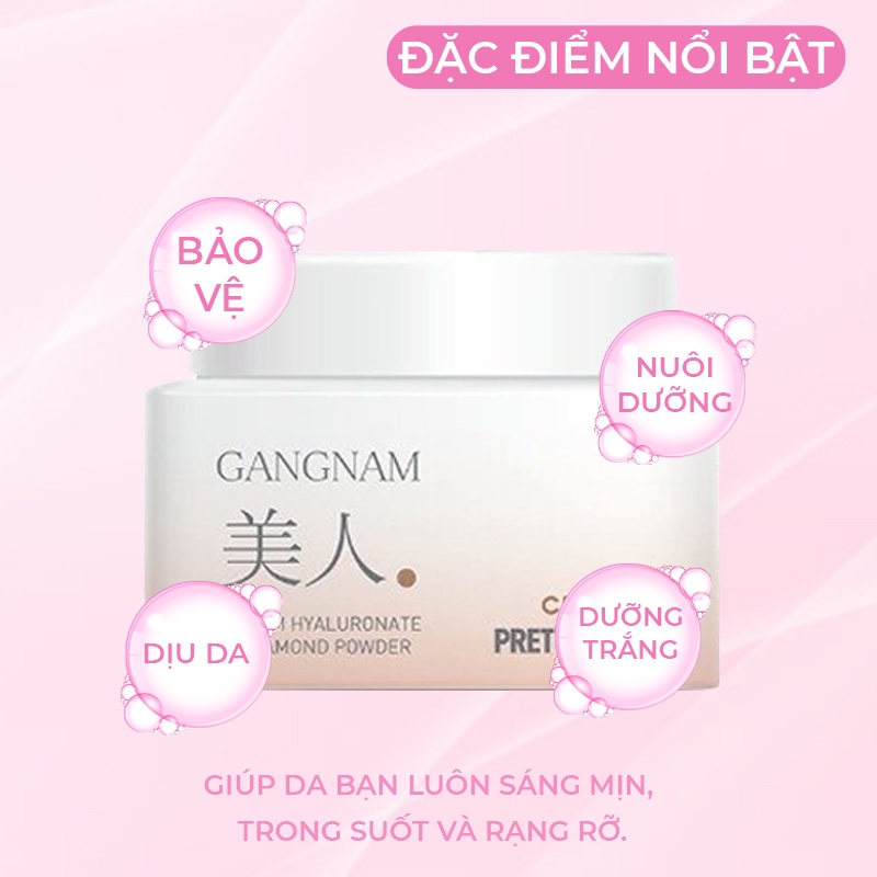 Kem dưỡng trắng da, mờ nám Pretty Skin GANGNAM MIIN Cream 50ml