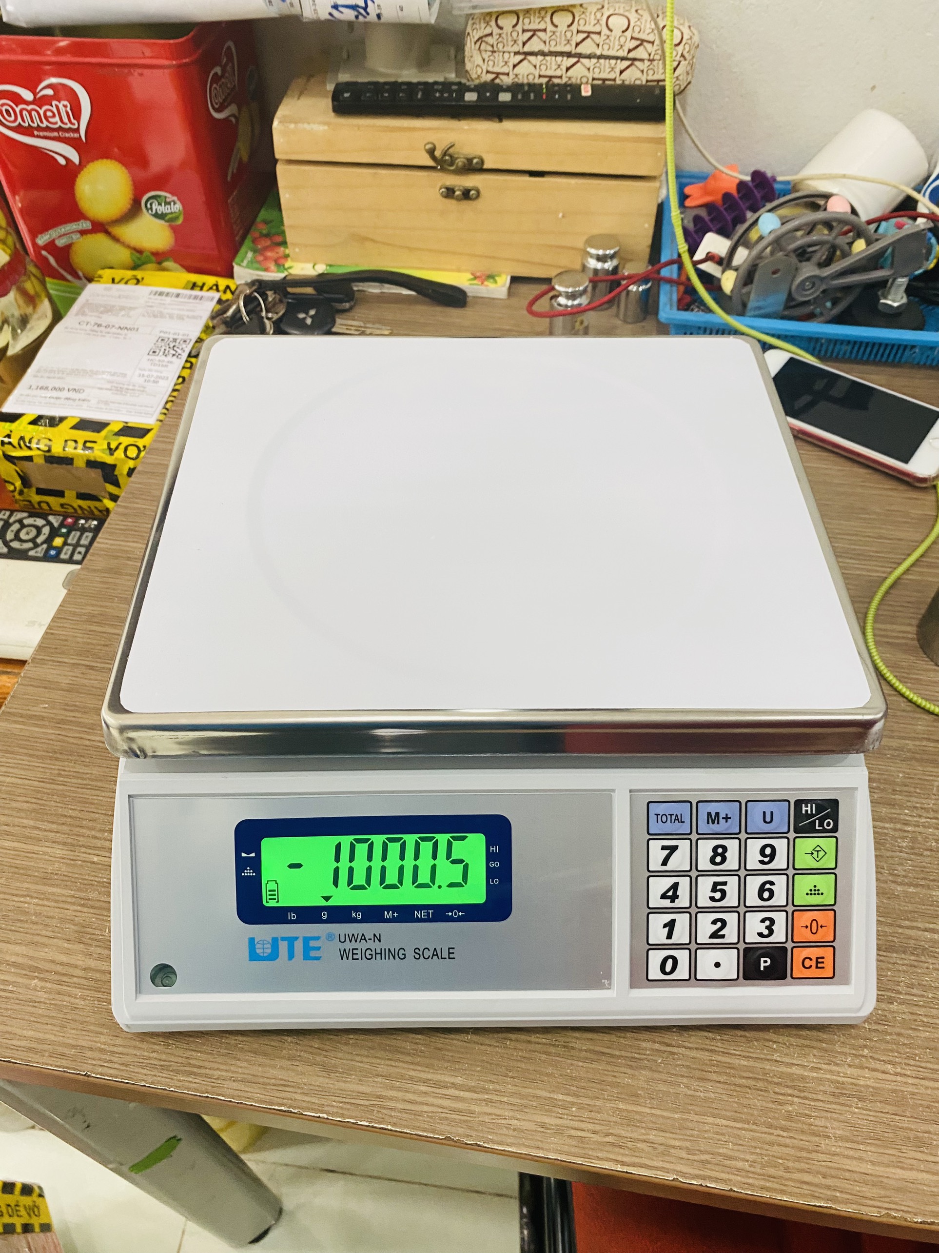 CÂN ĐIỆN TỬ UTE-N 6KG Model: UWA-N 6kg x 0.2g