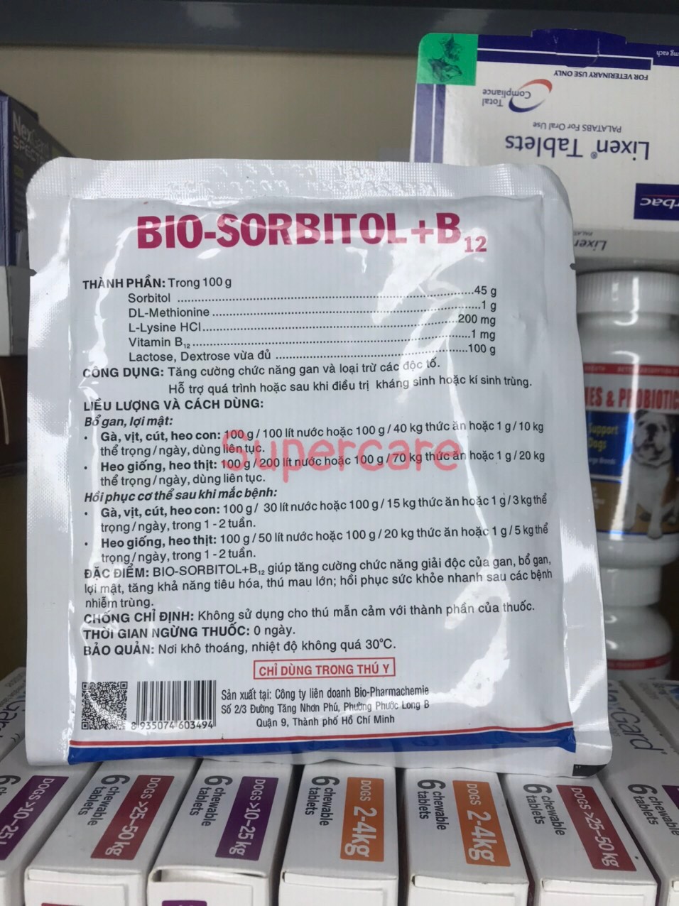 Bio Sorbitol+B12 100Gr Giải Độc Mát Gan