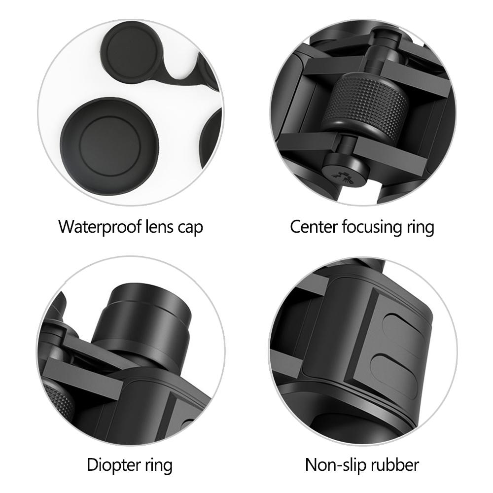 20×50 HD Zoom Binoculars Long Distance High Definition BAK4 Prism Binocular Telescope with Diopter Ring