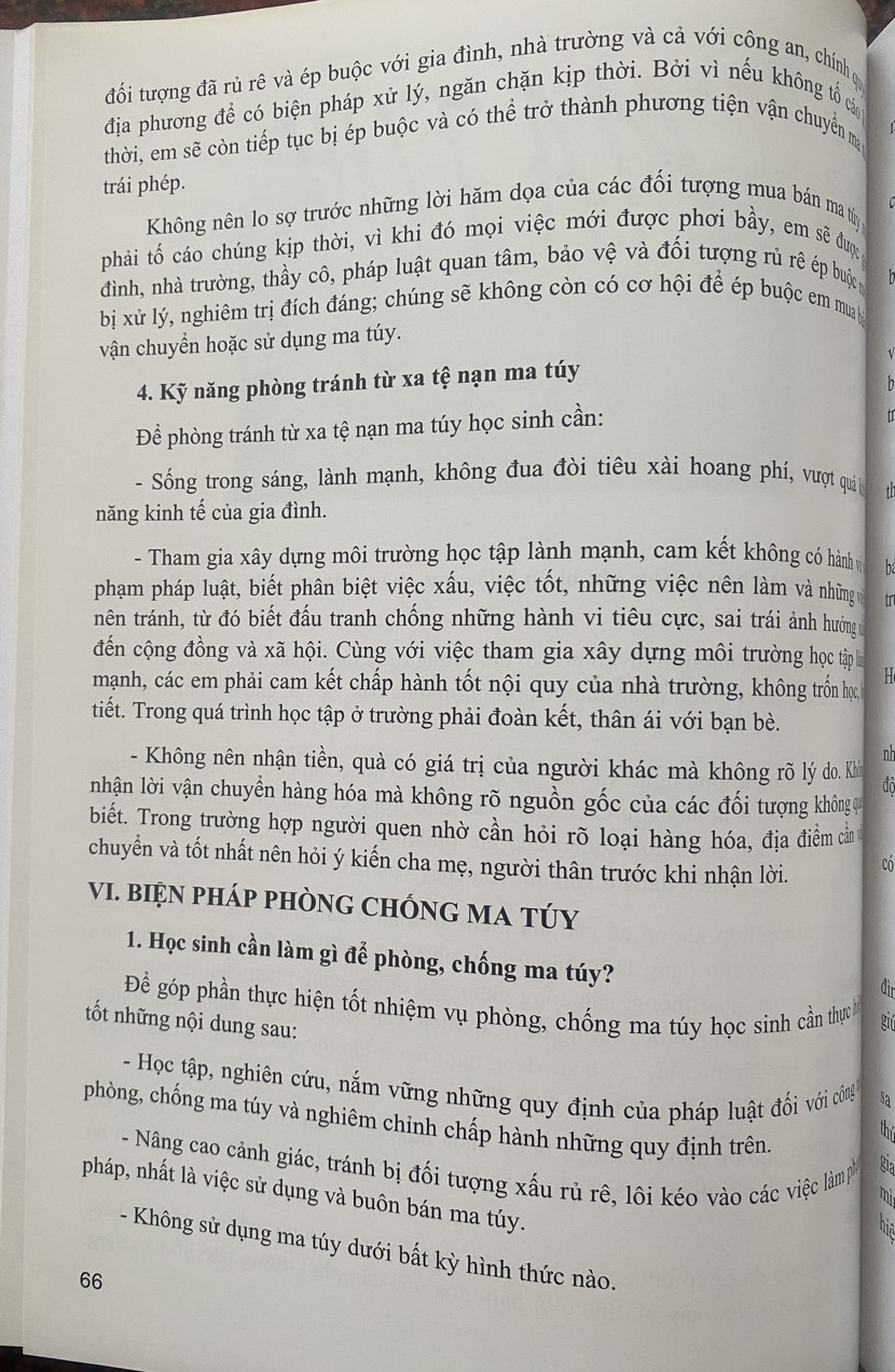 Kỹ năng phòng chống m a t ú y, bạo lực học đường và các tệ nạn xã hội trong các cơ sở giáo dục