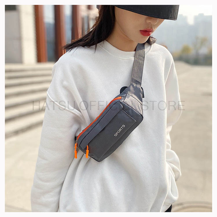 Túi đeo chéo Unisex sắc màu thời trang Hatsu SM06 Unisex Sport Mini Bag | Túi Mini đa năng vừa là túi bao tử, Túi đựng điện thoại chạy bộ, Đạp xe