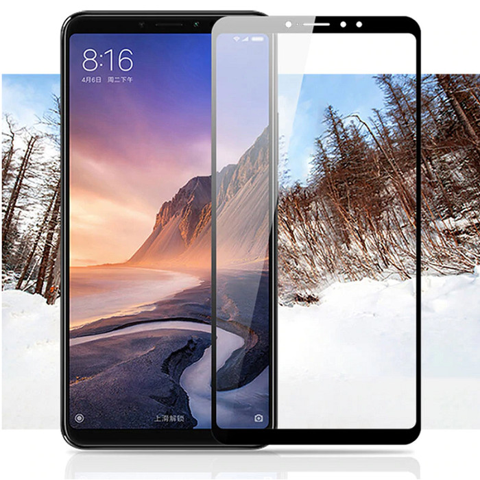 Tấm dán kính cường lực full 5D dành cho Xiaomi Mi Max 2 tràn màn hình