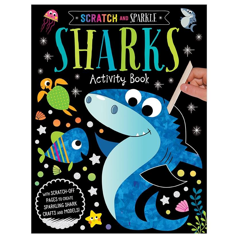 Scratch And Sparkle Sharks Activity Book