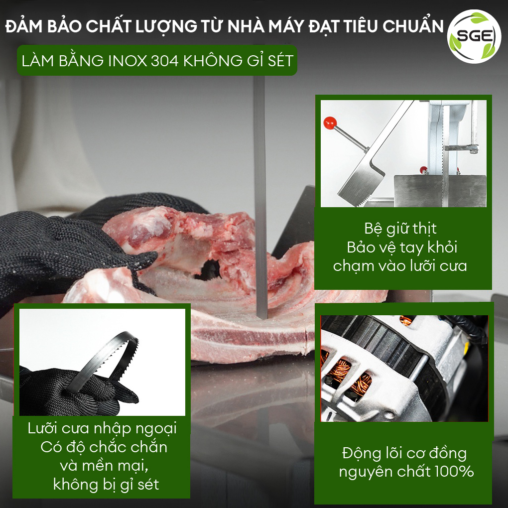 Máy Cắt Xương, Máy Cưa Xương, Máy Thái Xương, Máy Cắt Thịt Đông Lạnh BC130 Tốt Nhất Thị Trường. Hoạt Động Công Suất Cao 24/7, Dễ Vận Hành, Tiết Kiệm Điện Năng, Hàng Nhập Khẩu Cao Cấp