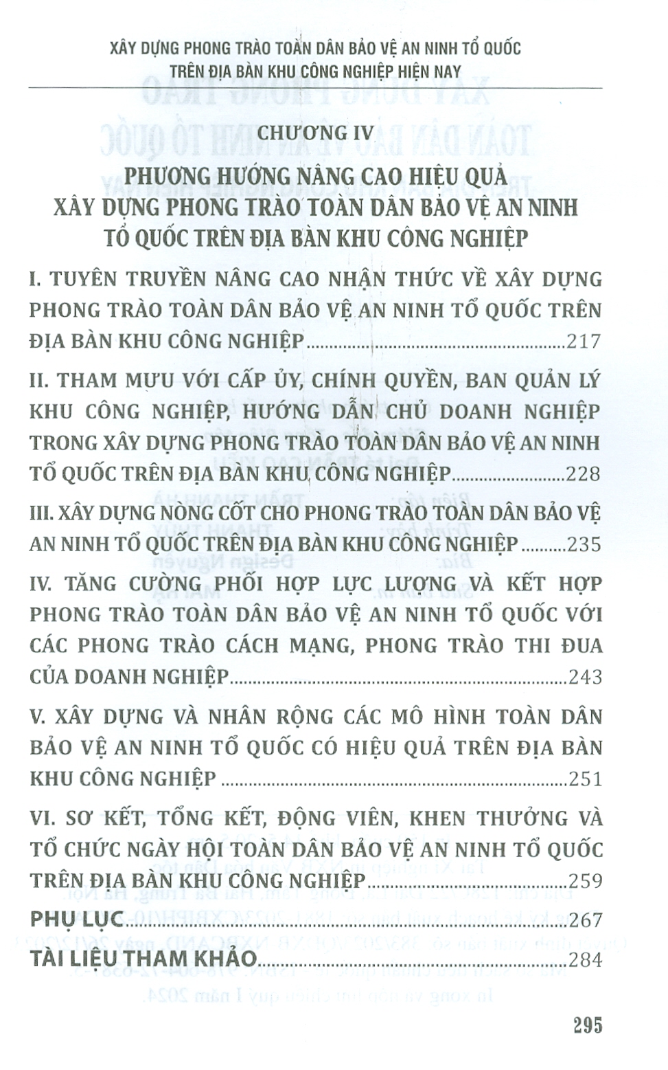 Xây Dựng Phong Trào Toàn Dân Bảo Vệ An Ninh Tổ Quốc Trên Địa Bàn Khu Công Nghiệp Hiện Nay (Sách Chuyên Khảo)